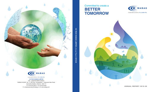 Thumbnail VA Tech Wabag
 Annual Report 2019-2020