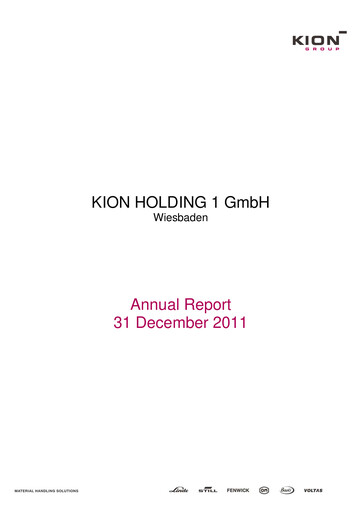 Thumbnail KION Group Annual Report 2011