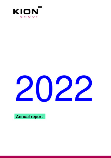 Thumbnail KION Group Annual Report 2022
