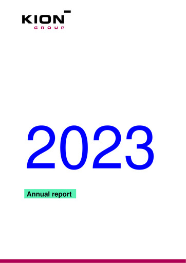 Thumbnail KION Group Annual Report 2023