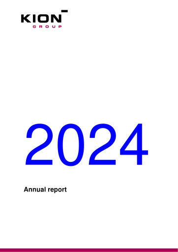 Thumbnail KION Group Annual Report 2024