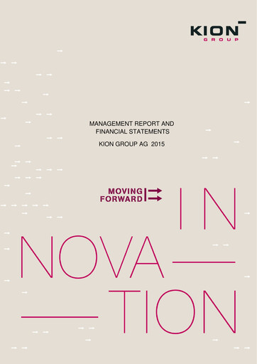 Thumbnail KION Group Financial Statement 2015