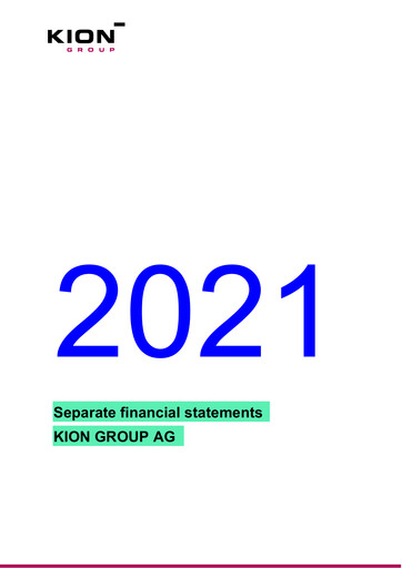 Thumbnail KION Group Financial Statement 2021