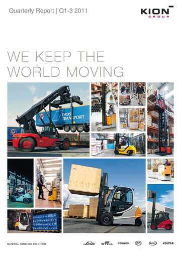 Thumbnail KION Group Quarterly Report 2011-q3