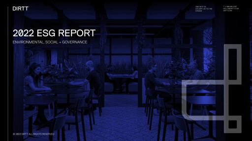 Vorschaubild DIRTT Environmental Solutions ESG-Bericht 2022