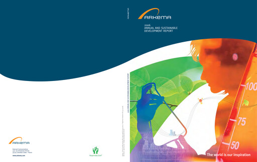 Thumbnail Arkema Sustainability Report 2006