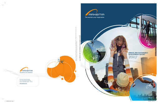 Thumbnail Arkema Sustainability Report 2007