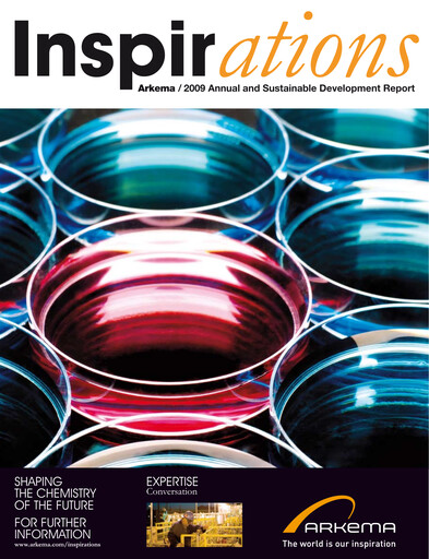 Thumbnail Arkema Sustainability Report 2009