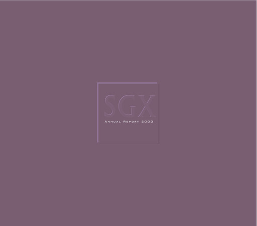 Thumbnail Singapore Exchange Annual Report 2000