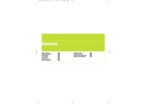 Thumbnail Singapore Exchange Annual Report 2001