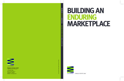 Thumbnail Singapore Exchange Annual Report 2004