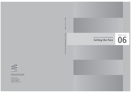 Thumbnail Singapore Exchange Annual Report 2006