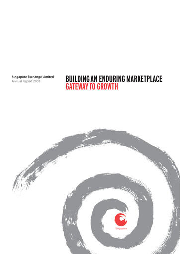 Thumbnail Singapore Exchange Annual Report 2008