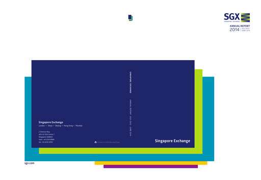 Thumbnail Singapore Exchange Annual Report 2014