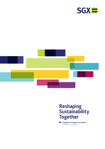 Thumbnail Singapore Exchange Annual Report 2021