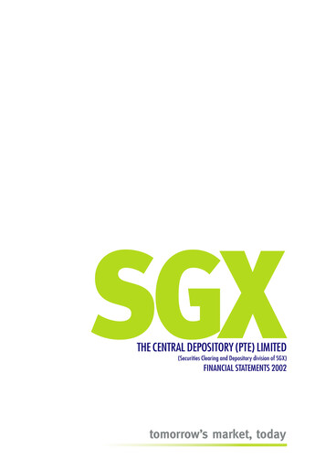 Vorschaubild Singapore Exchange Finanzmitteilung 2002