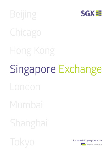 Vorschaubild Singapore Exchange Nachhaltigkeitsbericht 2018