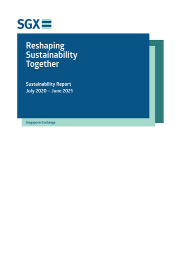 Vorschaubild Singapore Exchange Nachhaltigkeitsbericht 2021