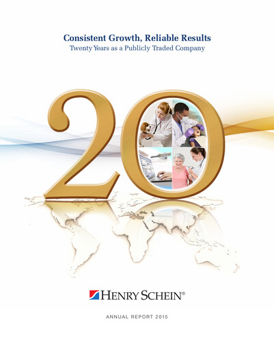 Thumbnail Henry Schein
 Annual Report 2015