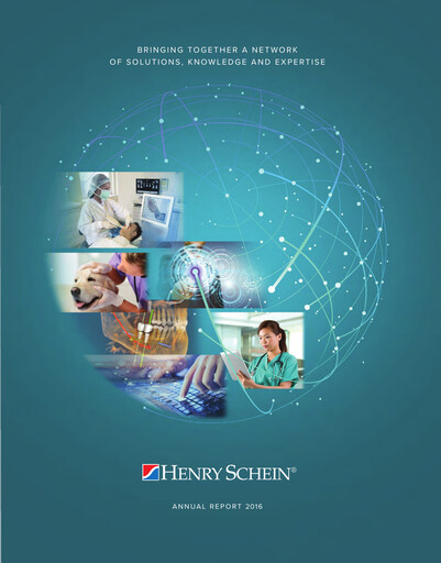 Thumbnail Henry Schein
 Annual Report 2016