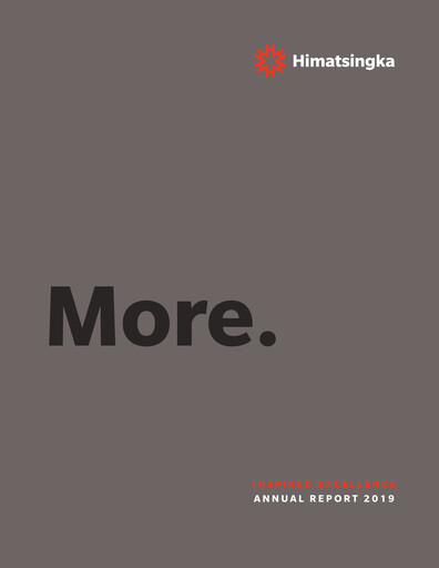 Thumbnail Himatsingka Seide Annual Report 2019