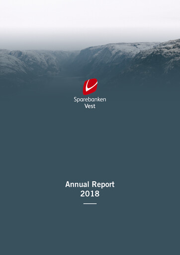 Thumbnail Sparebanken Vest Annual Report 2018