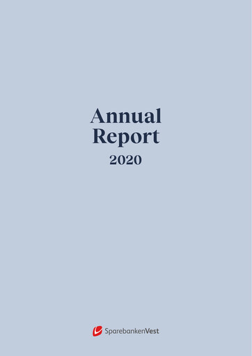 Thumbnail Sparebanken Vest Annual Report 2020