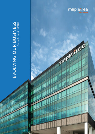 Thumbnail Mapletree Industrial Trust Annual Report 2018-2019