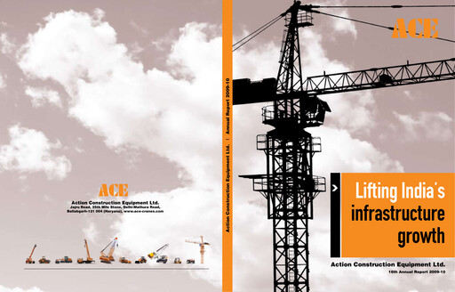 Thumbnail Action Construction Equipment Annual Report 2009-2010