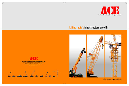 Thumbnail Action Construction Equipment Annual Report 2010-2011