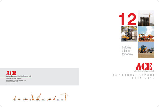 Thumbnail Action Construction Equipment Annual Report 2011-2012