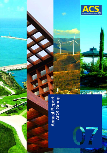 Thumbnail Grupo ACS
 Annual Report 2007
