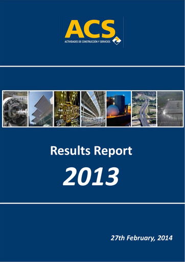 Thumbnail Grupo ACS
 Financial Report 2013