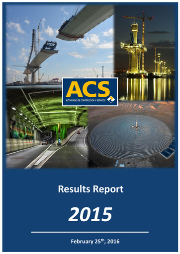 Thumbnail Grupo ACS
 Financial Report 2015