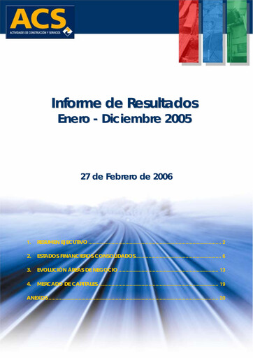 Thumbnail Grupo ACS
 Financial Report 2005