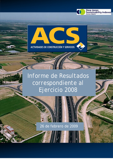 Thumbnail Grupo ACS
 Financial Report 2008