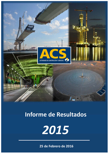 Thumbnail Grupo ACS
 Financial Report 2015
