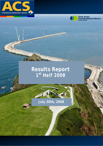 Thumbnail Grupo ACS
 Half-year Report 2008-h1