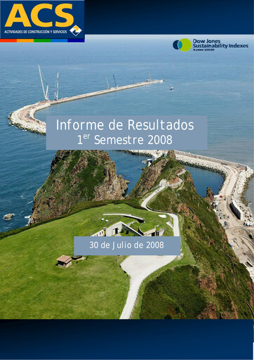 Thumbnail Grupo ACS
 Half-year Report 2008-h1