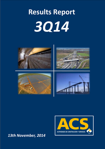 Thumbnail Grupo ACS
 Quarterly Report 2014-q3