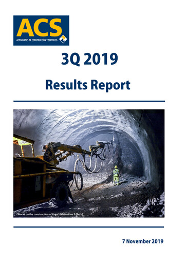 Thumbnail Grupo ACS
 Quarterly Report 2019-q3