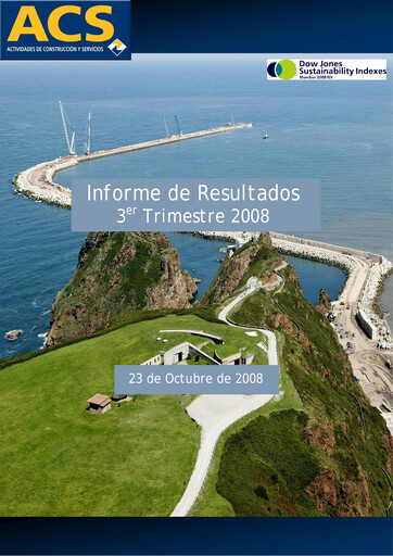 Thumbnail Grupo ACS
 Quarterly Report 2008-q3