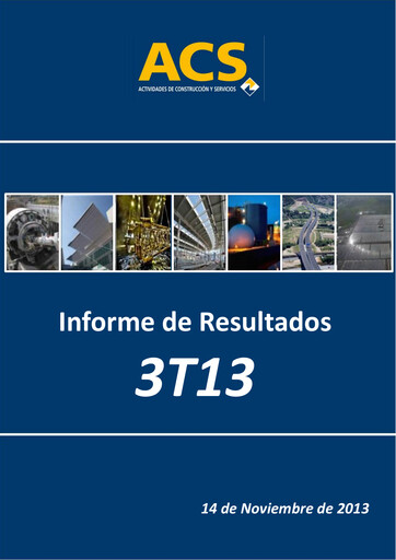 Thumbnail Grupo ACS
 Quarterly Report 2013-q3