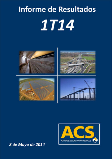 Thumbnail Grupo ACS
 Quarterly Report 2014-q1