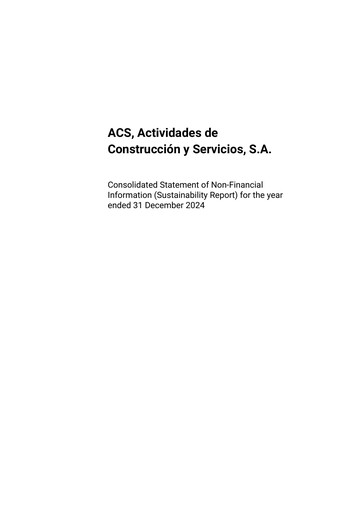 Thumbnail Grupo ACS
 Sustainability Report 2024