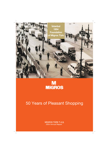 Thumbnail Migros Ticaret A.S. Annual Report 2004