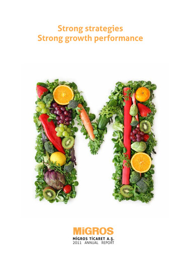 Thumbnail Migros Ticaret A.S. Annual Report 2011