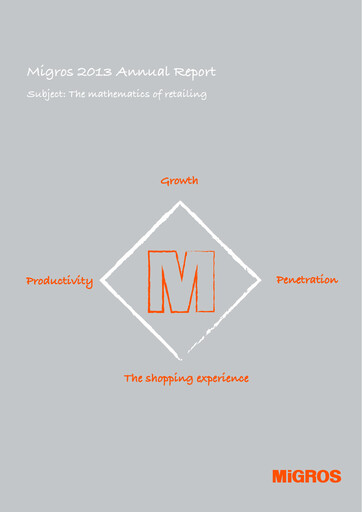 Thumbnail Migros Ticaret A.S. Annual Report 2013
