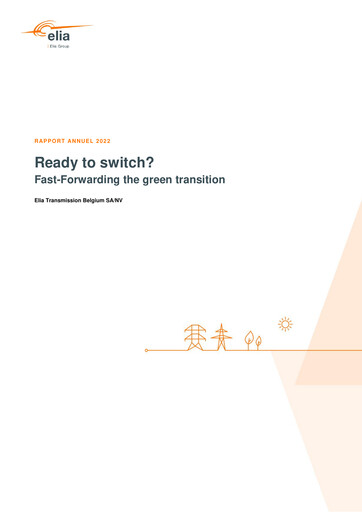 Thumbnail Elia Group Annual Report 2022