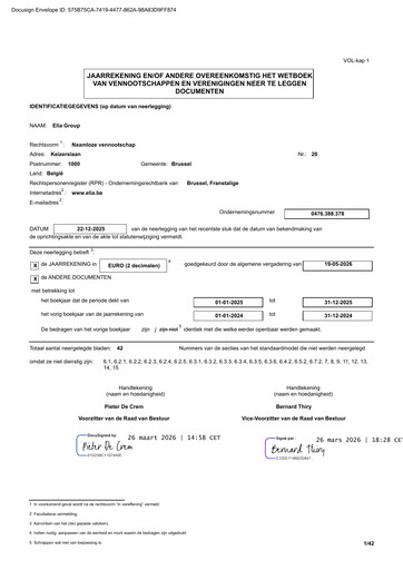 Thumbnail Elia Group Financial Statement 2025